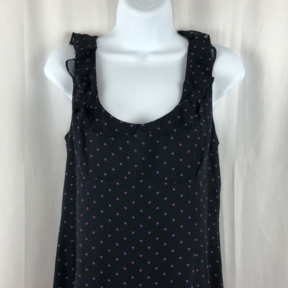 Country Road sheer polka dot rayon dress 8 - Picture 2 of 8